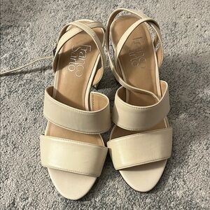Franco Sarto Women's Tan Strappy Sandals